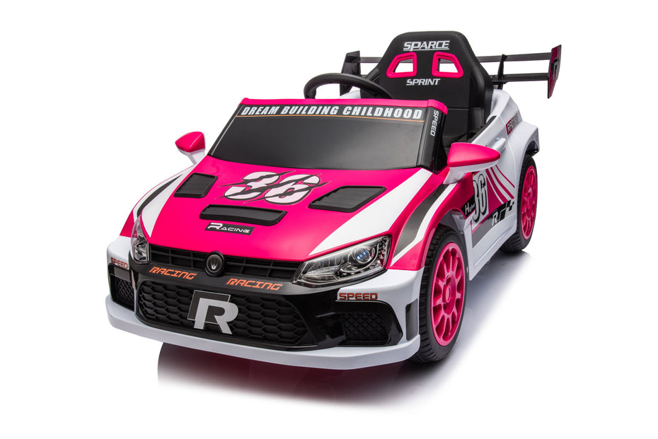 12V4A 20W*2 One Button Start, Forward And Backward, High And Low Speed, Music, Front Light, Power Display, Two Doors Can Open, 2.4G R / C, Seat Belt Four Wheel Absorber Kids Ride On Car