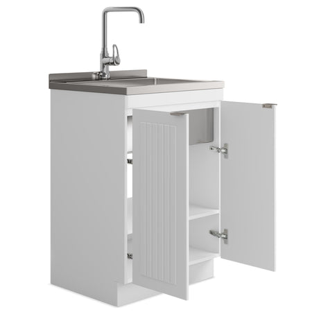 Murphy - Laundry Cabinet & Faucet And Stainless Steel Sink - view 5