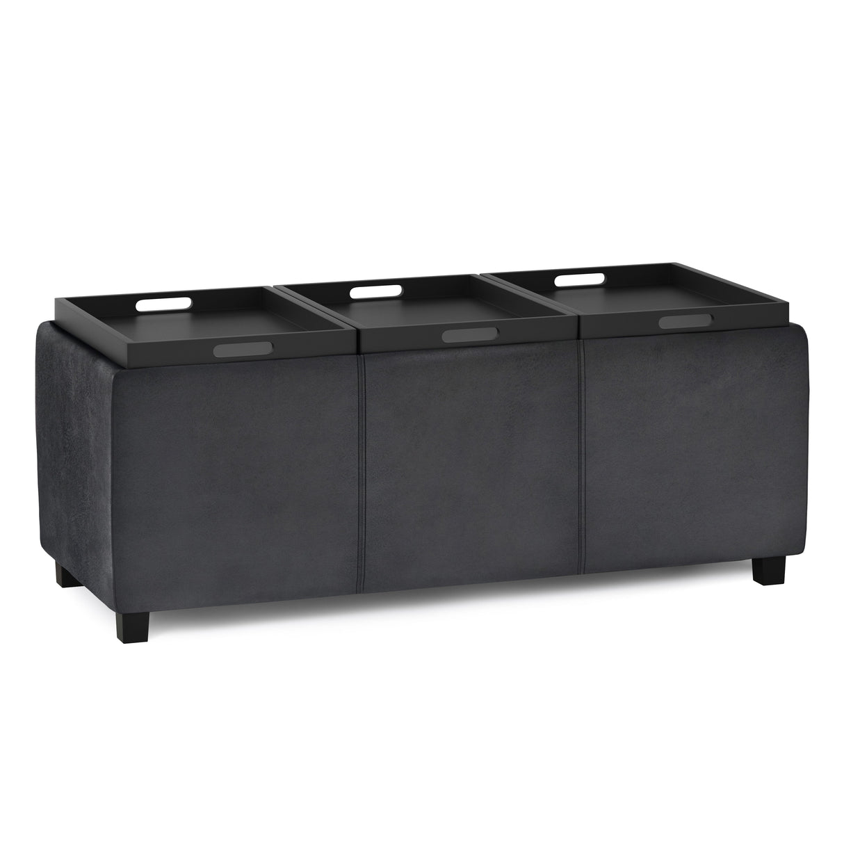 Avalon - Multi Functional Storage Ottoman by Simpli-Home | Bel Furniture
