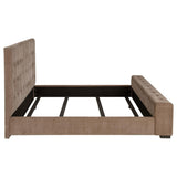 Senna - Upholstered Audio Flame Visualizer Bed by Coaster Fine Furniture | Bel Furniture