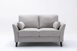 Damian - Woven Fabric Sofa Set by Lilola Home | Bel Furniture
