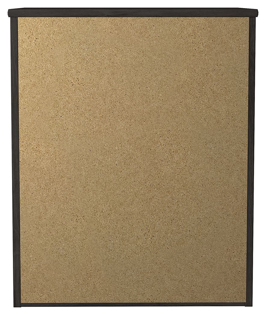 Belachime - Charcoal - Two Drawer Night Stand by Signature Design by Ashley® | Bel Furniture