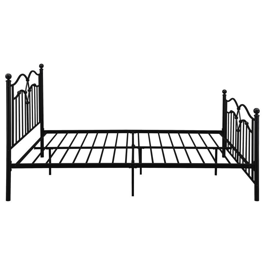 Klossen - Metal Queen Open Frame Bed - Black