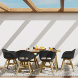 Kona - Outdoor Dining Table - Light Teak by Simpli-Home | Bel Furniture