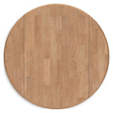 Gesthaven - Round Dining Room Drop Leaf Table by Signature Design by Ashley® | Bel Furniture