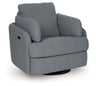 Alainmont Next-Gen Nuvella - Swivel Power Recliner Dark Gray by Signature Design by Ashley® | Bel Furniture