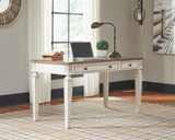 Realyn - White / Brown - Home Office Lift Top Desk by Signature Design by Ashley® | Bel Furniture