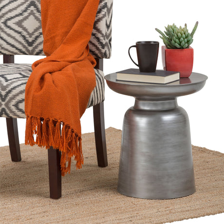 Toby - Handcrafted Metal Accent Table - view 6