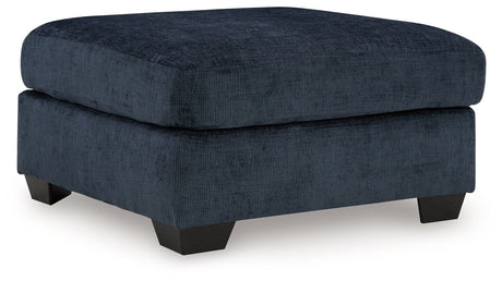 Aviemore - Oversized Accent Ottoman Blue by Signature Design by Ashley® | Bel Furniture