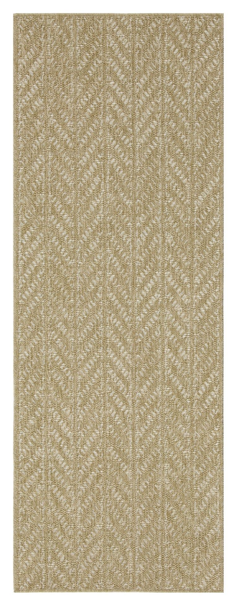 Earth - 5'3" X 7'3" Indoor, Outdoor Area Rug - Natural / White