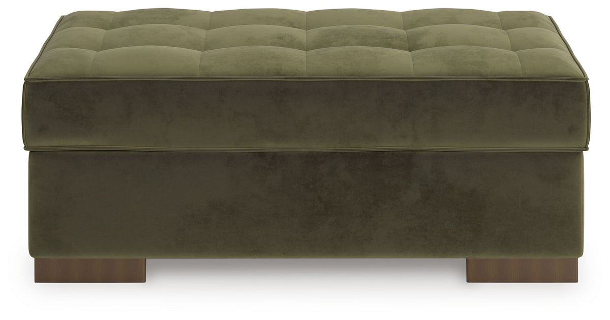 Caspian-Town - Olive - Oversized Accent Ottoman by Signature Design by Ashley® | Bel Furniture