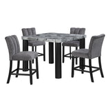 Square Frame Dining Table - Gray