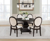 Twyla - Round Wood Dining Room Table Set