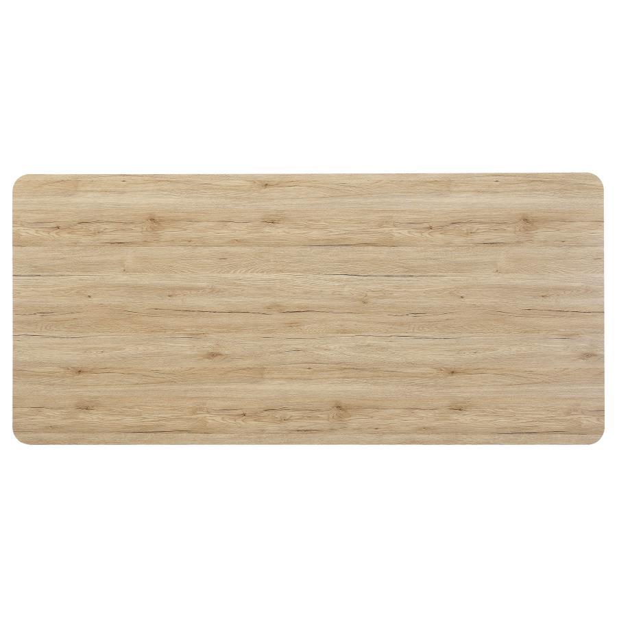 Altus - Composite Wood Dining Table - Natural Oak by CoasterEveryday | Bel Furniture