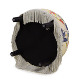 Yolanda - Round Upholstered Accent Ottoman by Jennifer Taylor Home | Bel Furniture