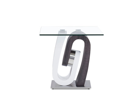 Rocky - Table, Elegant Design White End Tables by Global Furniture USA | Bel Furniture