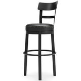 Valebeck - Tall Upholstered Swivel Barstool by Signature Design by Ashley® | Bel Furniture