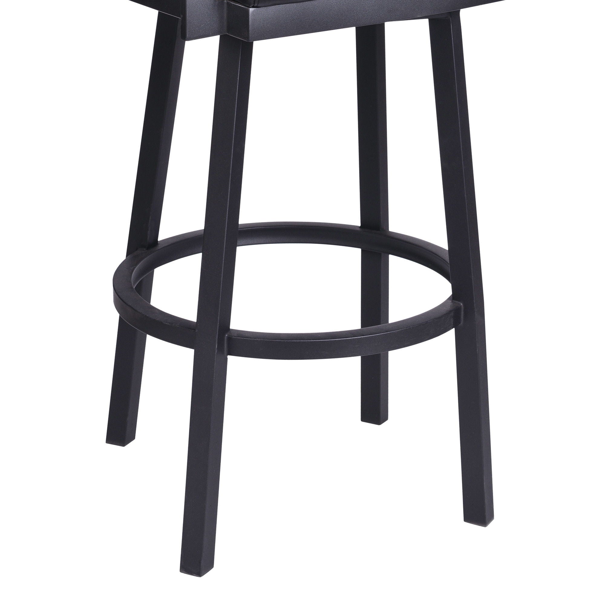 40" Swivel Counter Height Bar Chair - Black