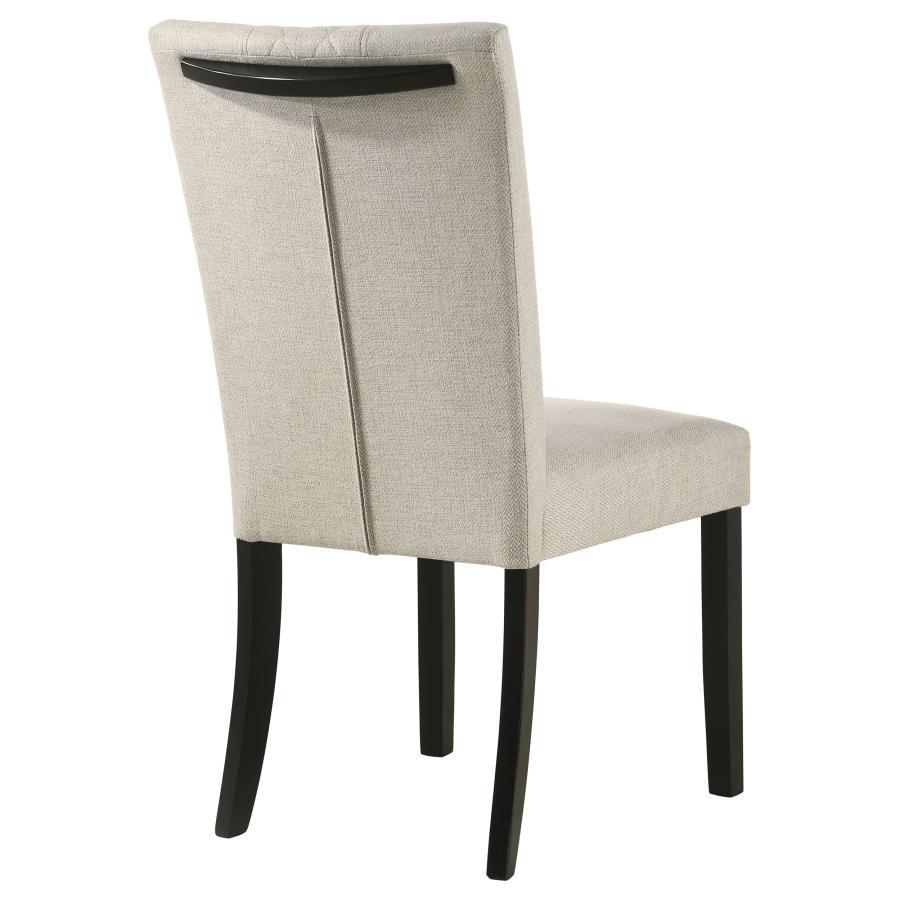 Malia - Fabric Upholstered Dining Side Chair (Set of 2) - Beige