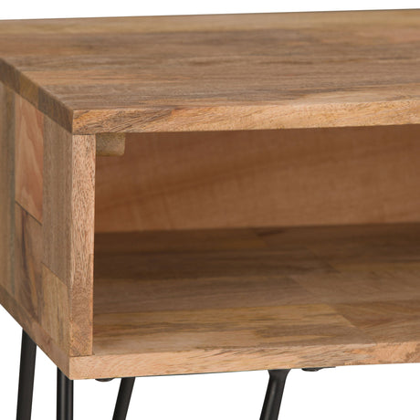 Hunter - Console Sofa Table - Natural by Simpli-Home | Bel Furniture