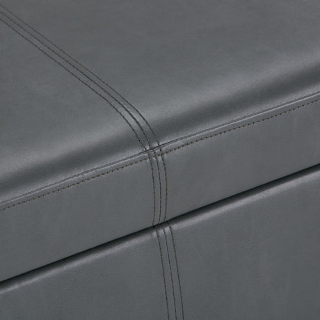 Avalon - Multifunctional Storage Ottoman Bench by Simpli-Home | Bel Furniture