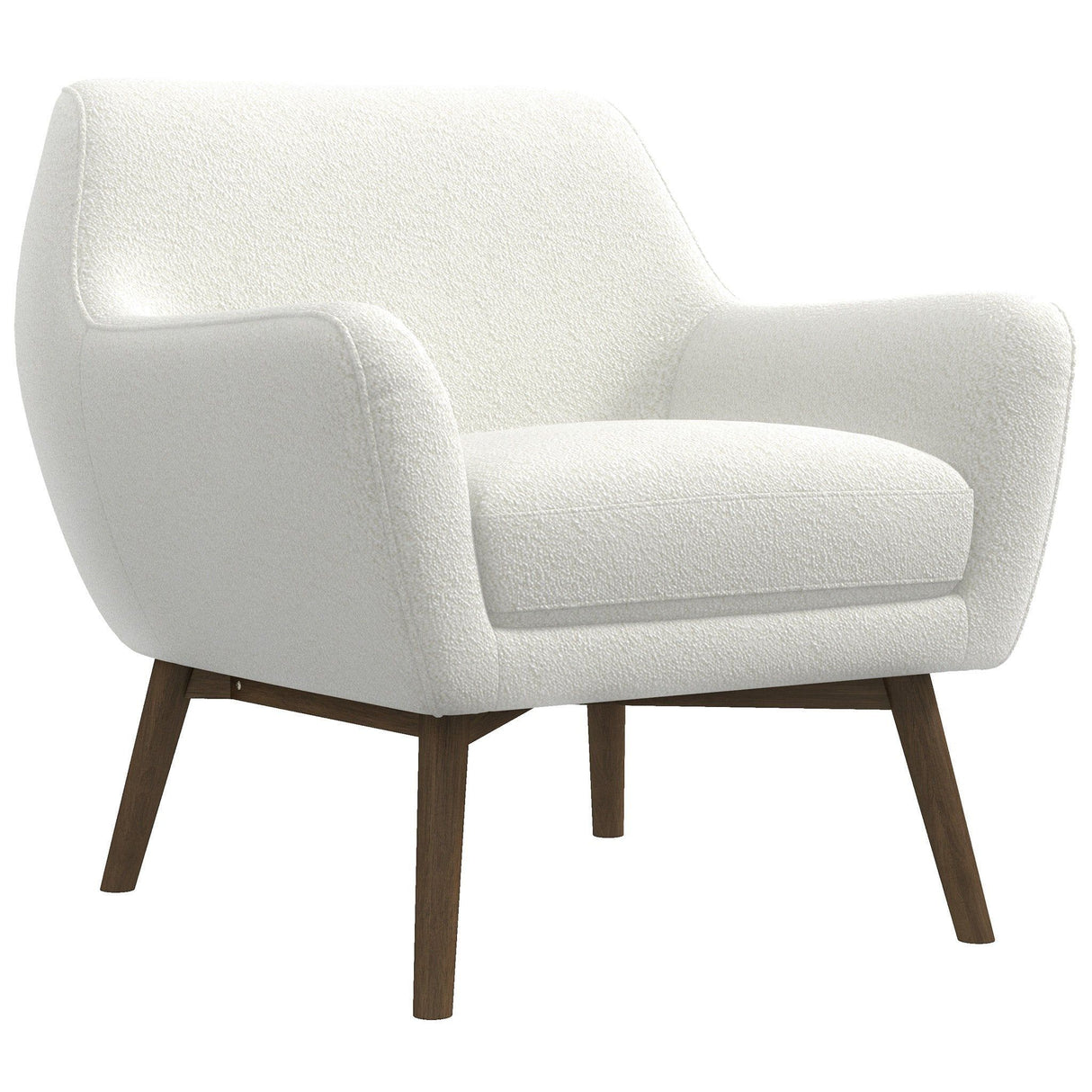 Panom - Lounge Chair - Brown / White by Ashcroft Furniture | Bel Furniture