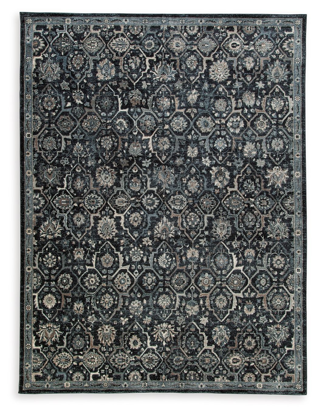 Hilcott - Rug Dark Brown 8' x 10' by Signature Design by Ashley® | Bel Furniture