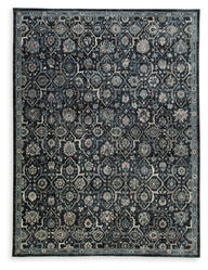 Hilcott - Rug Dark Brown 8' x 10' by Signature Design by Ashley® | Bel Furniture