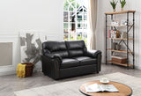 Chic Padded Love Seat For Modern Living - Black by Glory Furniture | Bel Furniture