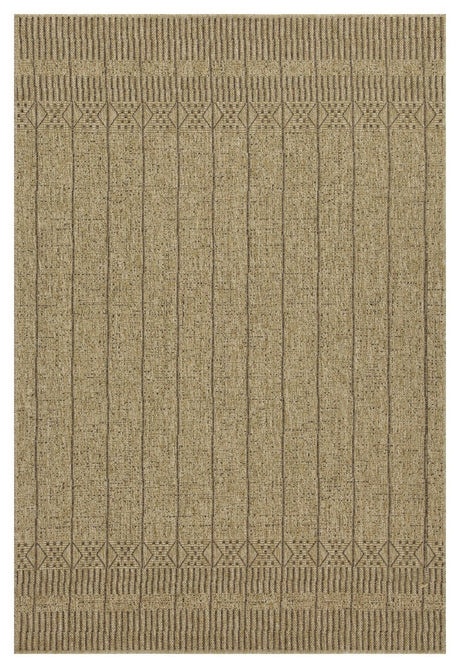 Earth - Indoor, Outdoor, Area Rug, Versatile Design Light Brown 5' x 7' by Icona Home Decor | Bel Furniture