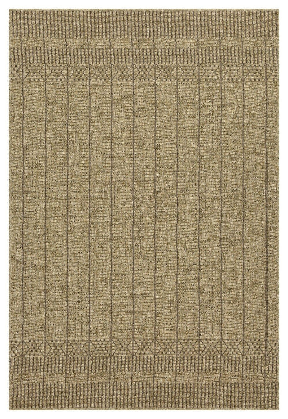 Earth - 2'7" X 7'3" Indoor, Outdoor, Area Rug - Jute, Mocha