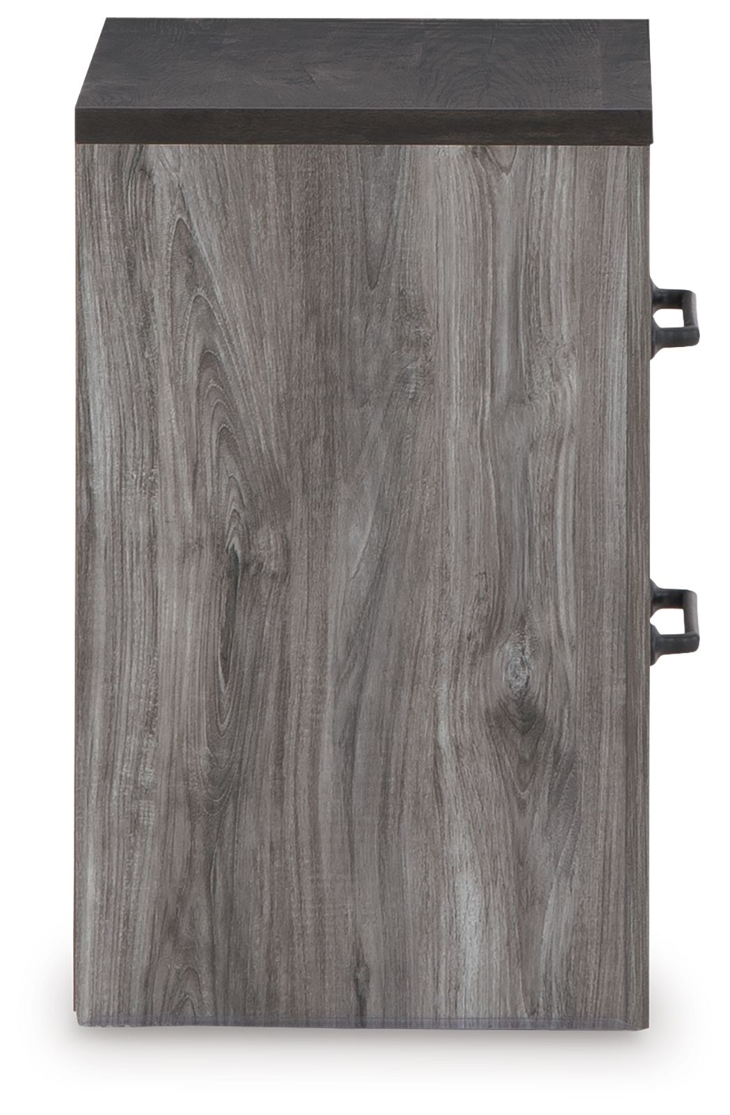 Bronyan - Dark Gray - Two Drawer Night Stand by Signature Design by Ashley® | Bel Furniture