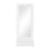 Elisa - Narrow Tall Mirror With Speaker And Drawer