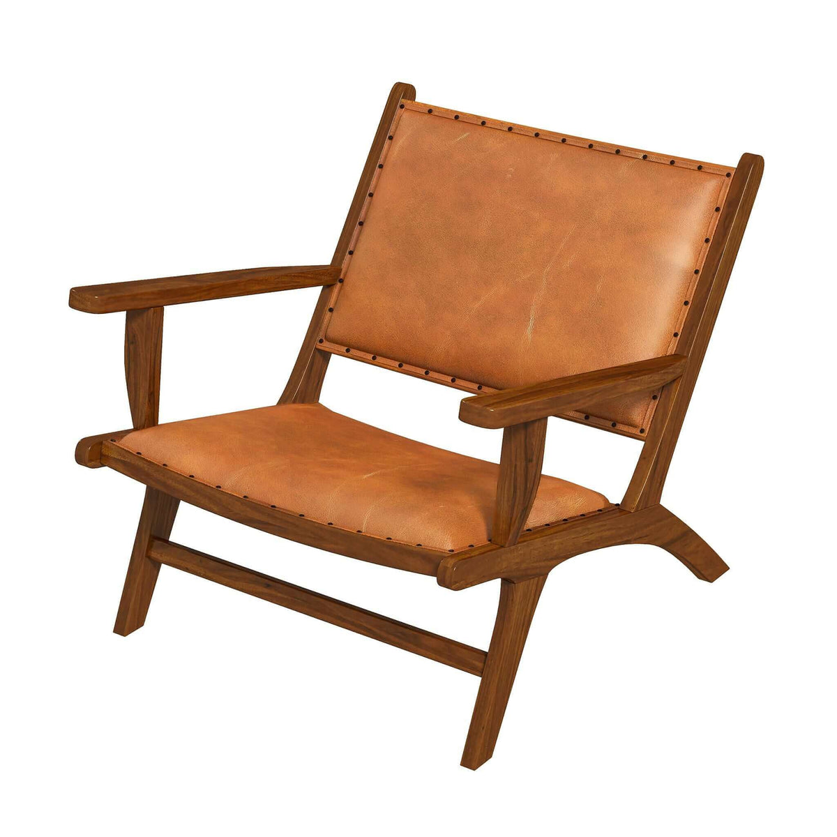 Daniel Arm Chair Brown and Tan