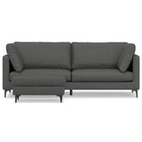 Ava - Mid Century Sofa With Ottoman Set by Simpli-Home | Bel Furniture