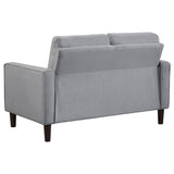 Bowen - Upholstered Track Arm Tufted Loveseat by Coaster Fine Furniture | Bel Furniture