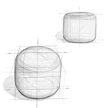 Bayley - Versatile Round Braided Pouf - view 4