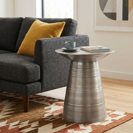 Sheridan - Handcrafted Metal Accent Table - view 3