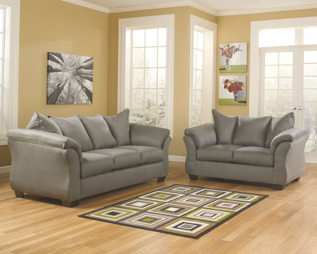 Darcy - Living Room Set Dark Gray 2 Pc. Sofa, Loveseat by Signature Design by Ashley® | Bel Furniture