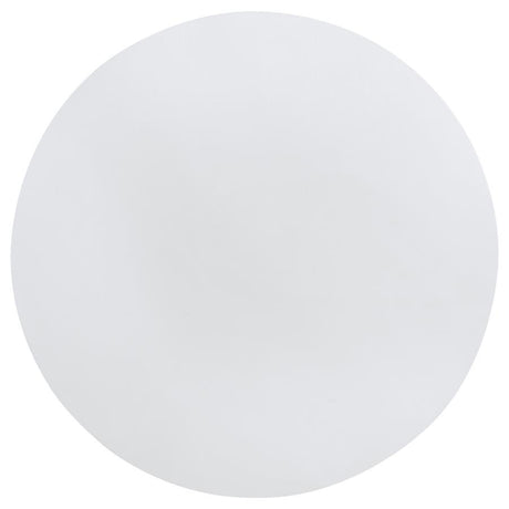 Judd - Round Dining Wood Table With Shelf - Pearl White by Coaster Fine Furniture | Bel Furniture