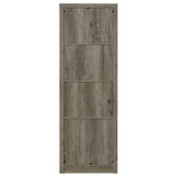 Burke - 3-Shelf Engineered Wood Media Tower - Gray Driftwood by Coaster Fine Furniture | Bel Furniture