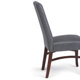 Ezra - Deluxe Dining Chair (Set of 2) - Stone Gray by Simpli-Home | Bel Furniture