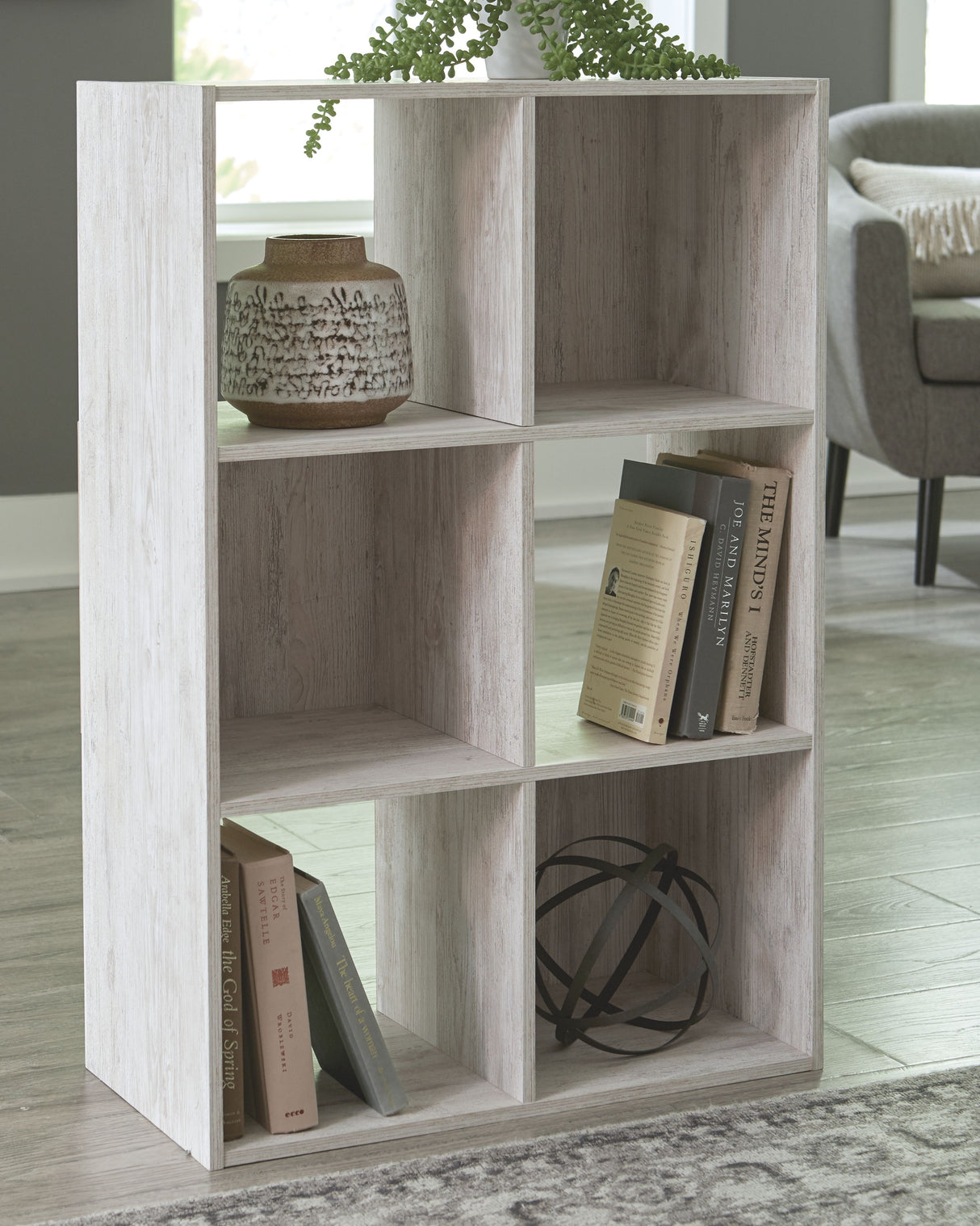 Paxberry - Four Cube Organizer by Signature Design by Ashley® | Bel Furniture