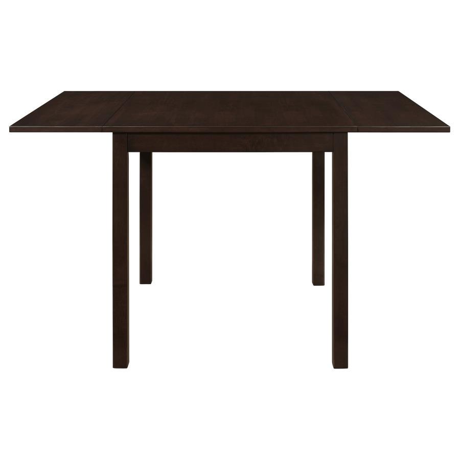 Kelso - 3 Piece Drop Leaf Dining Table Set - Cappuccino by CoasterEveryday | Bel Furniture