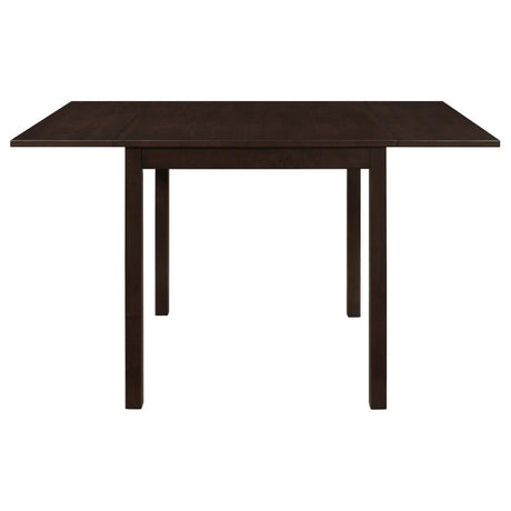 Kelso - 3 Piece Drop Leaf Dining Table Set - Cappuccino by CoasterEveryday | Bel Furniture