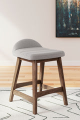 Lyncott - Upholstered Barstool (Set of 2) by Signature Design by Ashley® | Bel Furniture