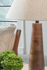 Danset - Wood Lamp by Signature Design by Ashley® | Bel Furniture