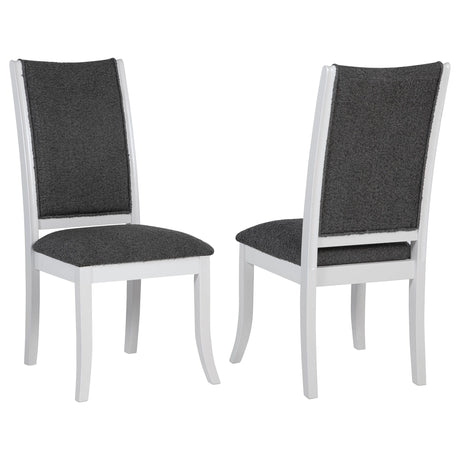 Judd - Upholstered Dining Side Chair (Set of 2) - Pearl White by Coaster Fine Furniture | Bel Furniture