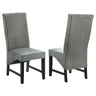 Barrand - Upholstered Dining Side Chair (Set of 2) Gray by Coaster Fine Furniture | Bel Furniture