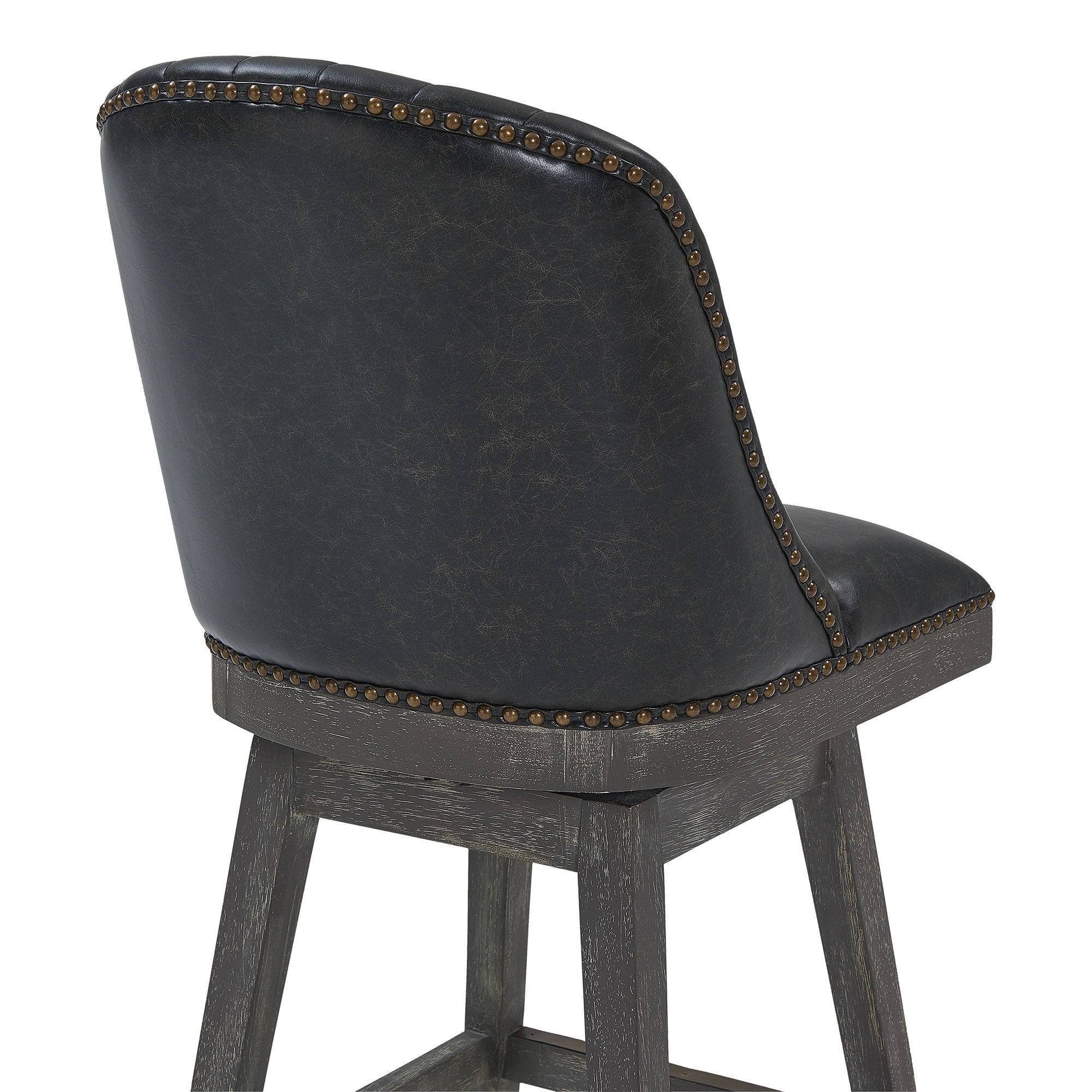 Swivel Counter Height Bar Chair - Onyx And Gray